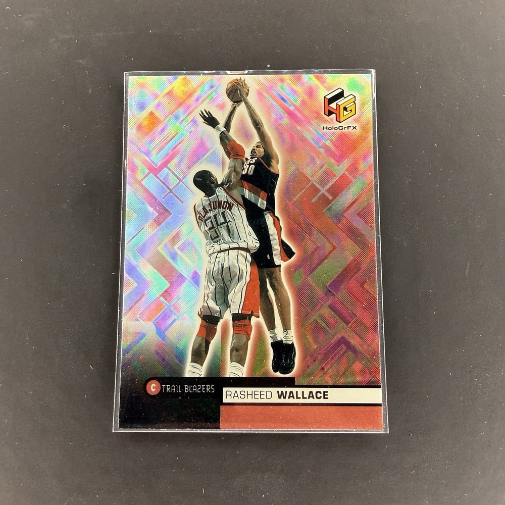 Rasheed Wallace 1999 Upper Deck HoloGrFX Hologram Blazers Insert